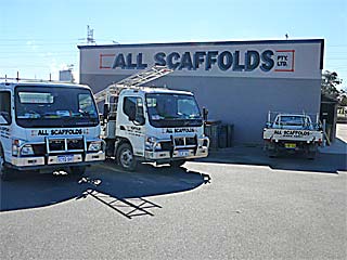 All Scaffolds Naval Base Fleet vehicles